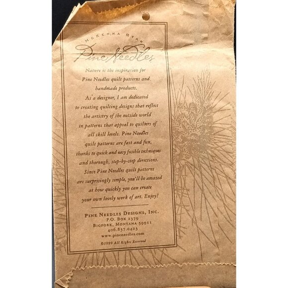 Roundup Quilt Pattern By McKenna Ryan Pine Needles Designs 39"x21.5" Western - Picture 2 of 2